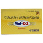 Wal-D3 60000I.U Caps 4`S